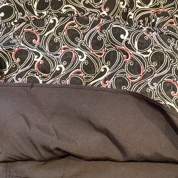 George Dark Brown, Red, and Cream Skirt EUC - Picture 5 of 5